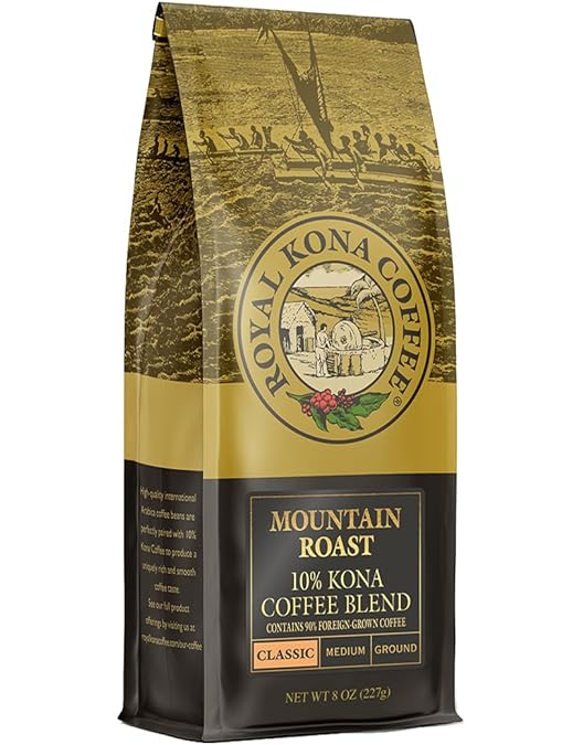 Amazon | ライオンコーヒー コナ100%24キャラット(粉) 198g | Lion